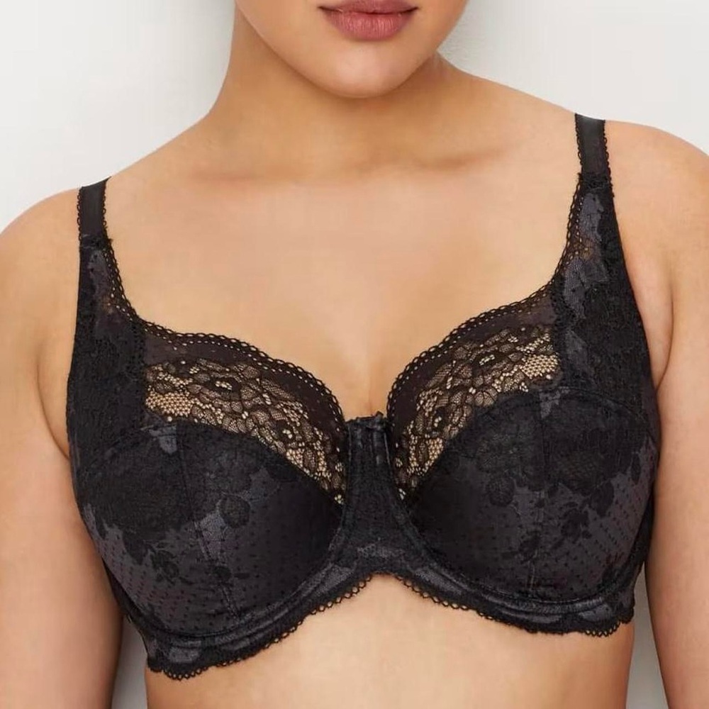 Panache Elegant Black Lace Bra